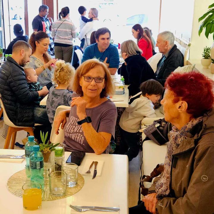 Inside Baker & Bean café on St George’s Street, Simon’s Town