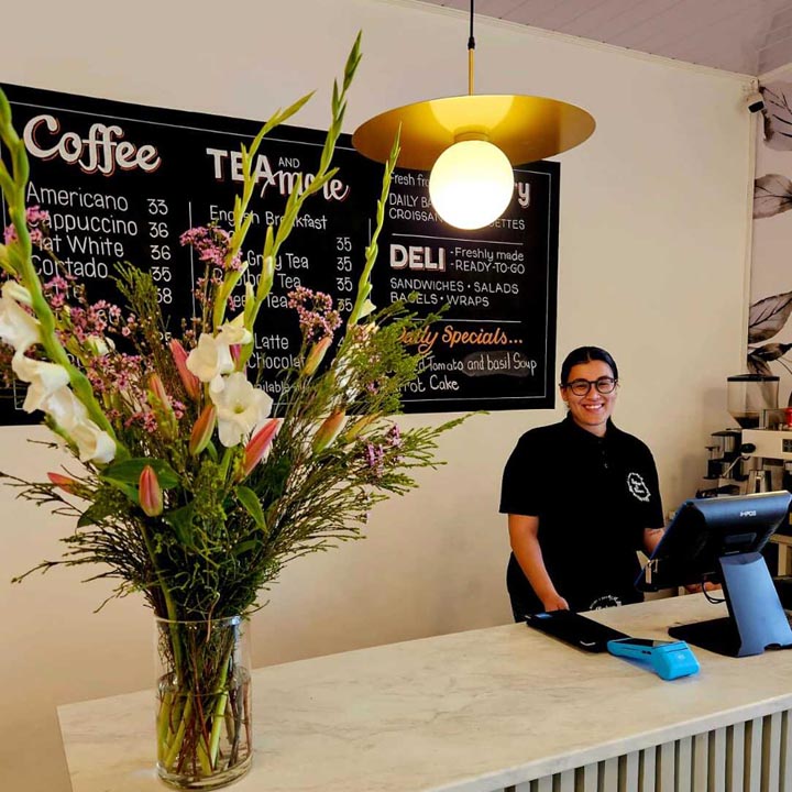 Baker & Bean, a small independent café in Simon’s Town